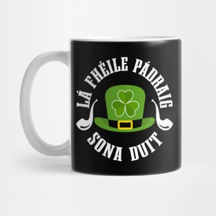 Lá Fhéile Pádraig Sona Duit T Léine-ST Patrick's Day Tees Mug